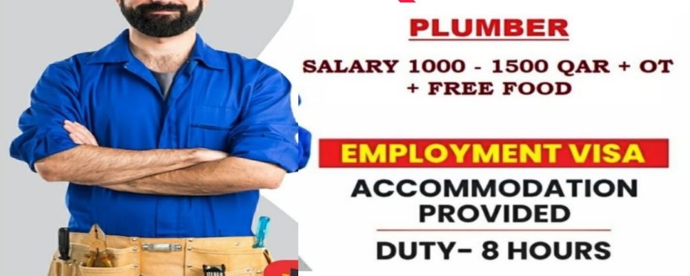 Plumber Jobs in Qatar with Free Visa Sponsorship 2024