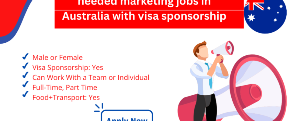 Salesperson in Australia Free Visa Sponsorship 2024