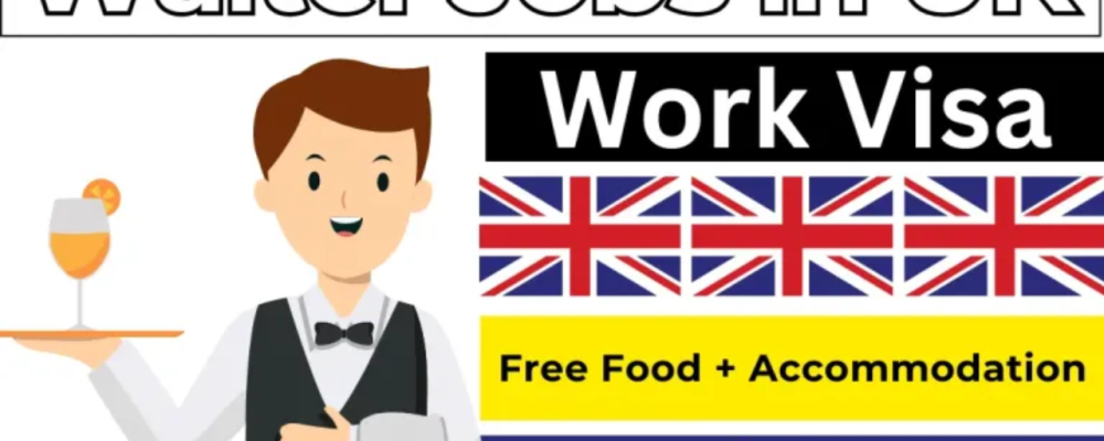 Hotels Waiters Jobs in UK With Visa Scholarship 2024